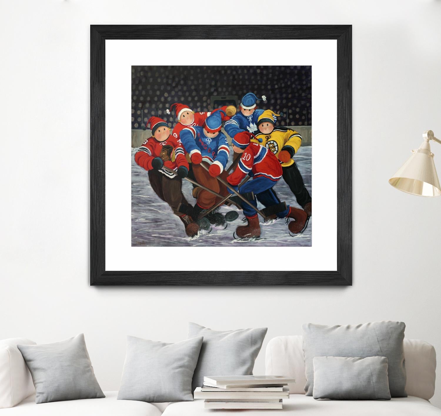 Un rêve by Nicole Laporte on GIANT ART - blue winter scenes