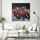 Un rêve by Nicole Laporte on GIANT ART - blue winter scenes