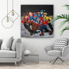 Un rêve by Nicole Laporte on GIANT ART - red figurative glace