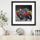 Un rêve by Nicole Laporte on GIANT ART - blue winter scenes