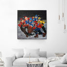 Un rêve by Nicole Laporte on GIANT ART - blue winter scenes