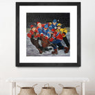 Un rêve by Nicole Laporte on GIANT ART - blue winter scenes