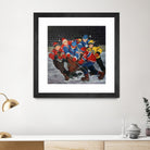 Un rêve by Nicole Laporte on GIANT ART - blue winter scenes