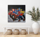 Un rêve by Nicole Laporte on GIANT ART - blue winter scenes