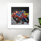 Un rêve by Nicole Laporte on GIANT ART - blue winter scenes