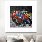 Un rêve by Nicole Laporte on GIANT ART - blue winter scenes