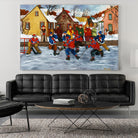 On compte sur toi #5 by Nicole Laporte on GIANT ART - yellow winter scenes