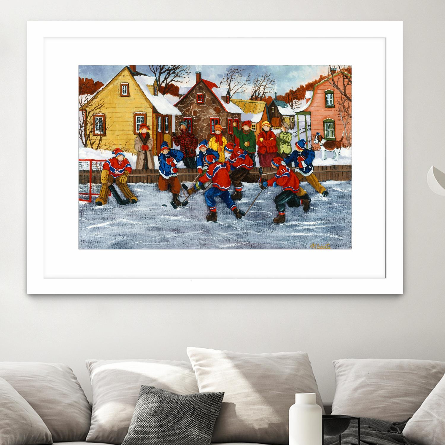 On compte sur toi #5 by Nicole Laporte on GIANT ART - red figurative glace