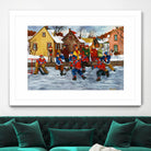 On compte sur toi #5 by Nicole Laporte on GIANT ART - red figurative glace