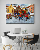 On compte sur toi #5 by Nicole Laporte on GIANT ART - yellow winter scenes