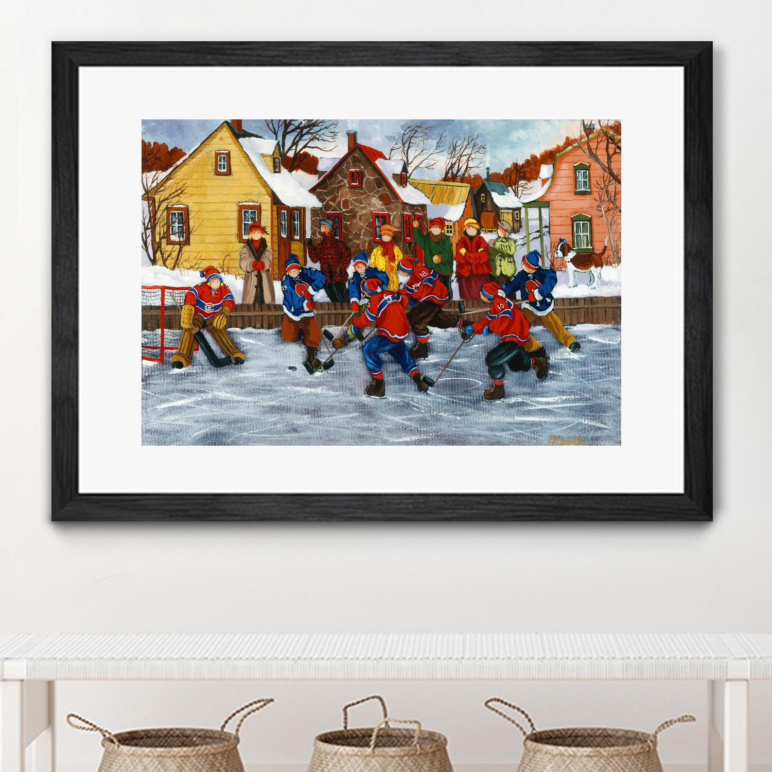 On compte sur toi #5 by Nicole Laporte on GIANT ART - red figurative glace