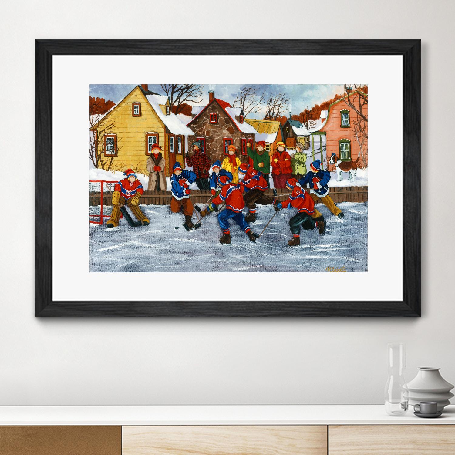 On compte sur toi #5 by Nicole Laporte on GIANT ART - red figurative glace