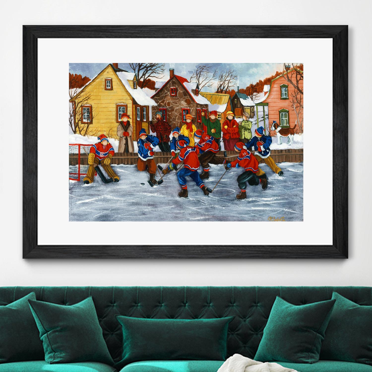 On compte sur toi #5 by Nicole Laporte on GIANT ART - red figurative glace