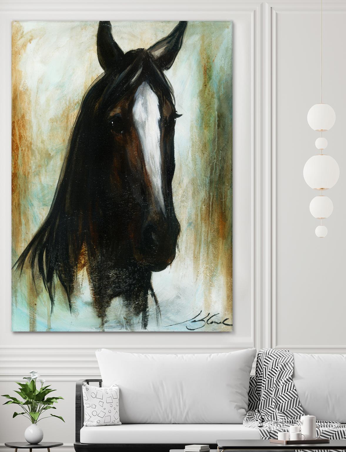 Little Dark Angel by Marie Andrée Leblond on GIANT ART - beige animals