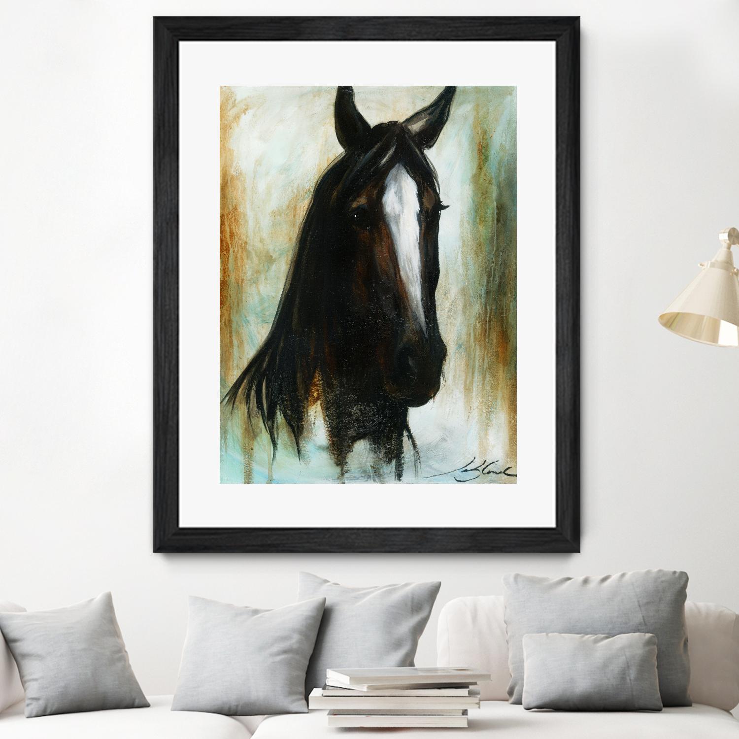 Little Dark Angel by Marie Andrée Leblond on GIANT ART - beige animals