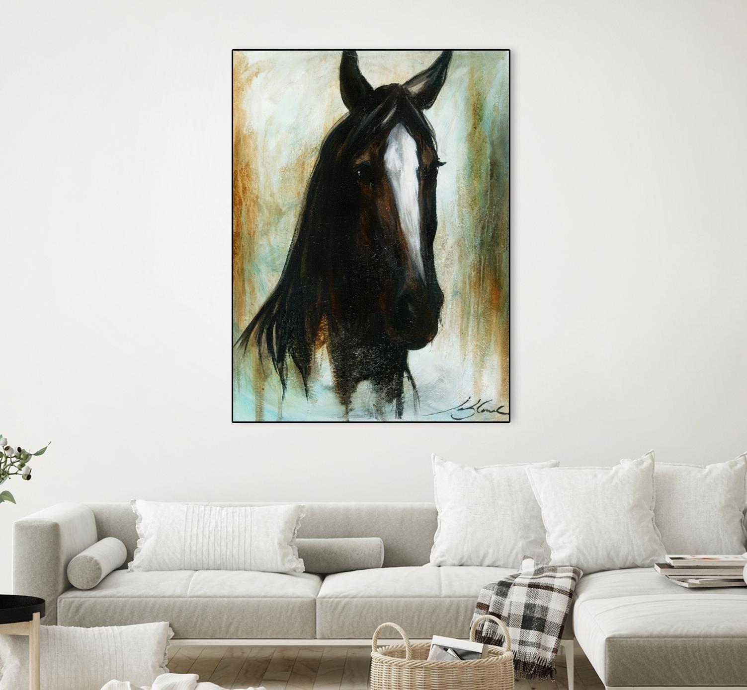 Little Dark Angel by Marie Andrée Leblond on GIANT ART - beige animals