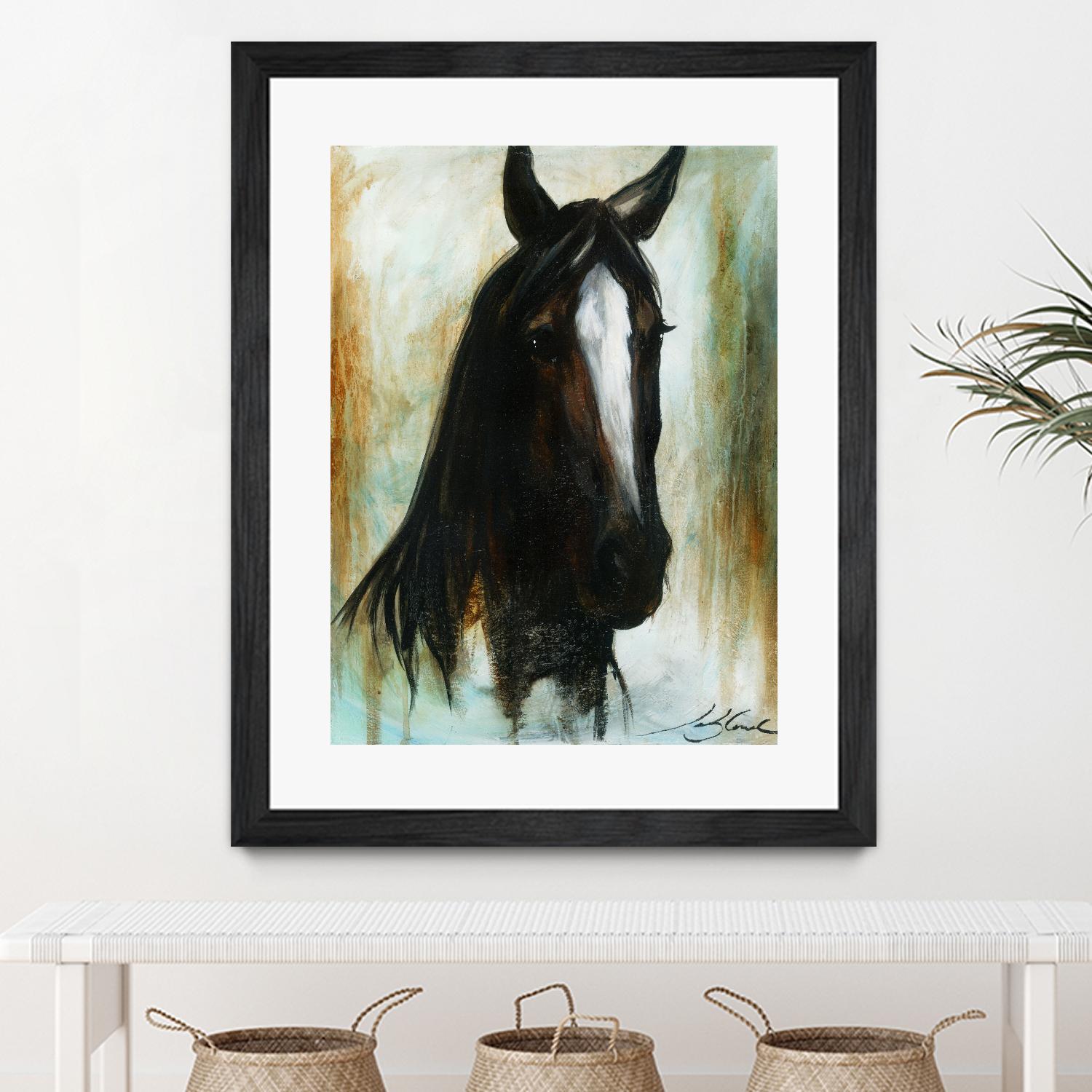 Little Dark Angel by Marie Andrée Leblond on GIANT ART - beige animals