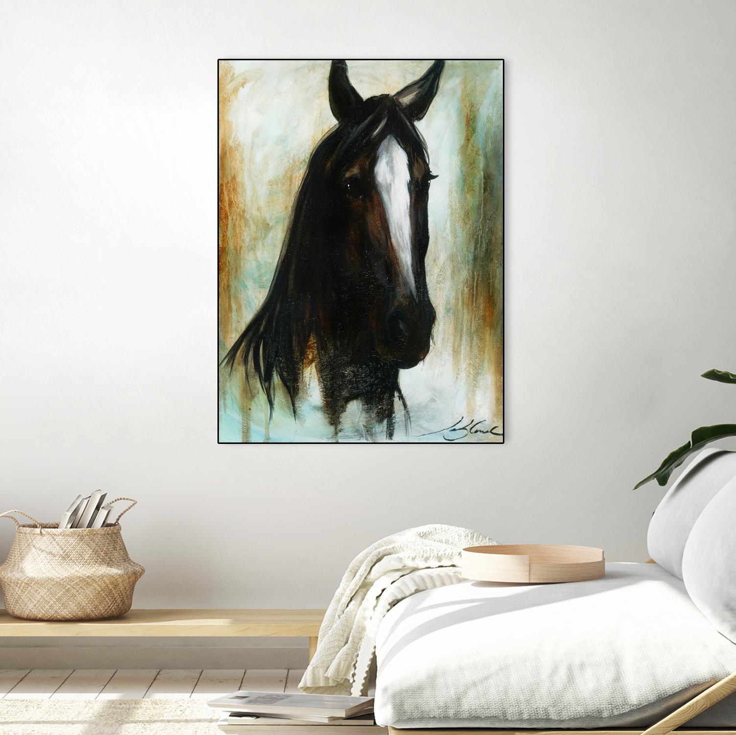 Little Dark Angel by Marie Andrée Leblond on GIANT ART - beige animals