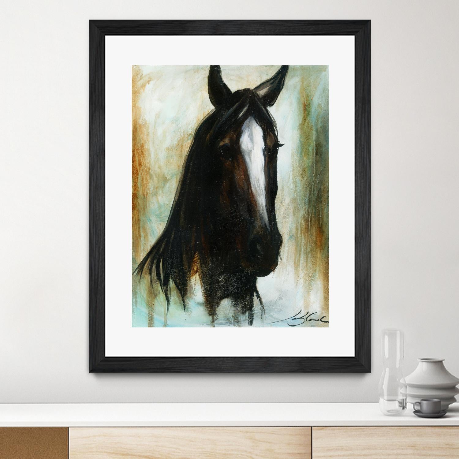 Little Dark Angel by Marie Andrée Leblond on GIANT ART - beige animals