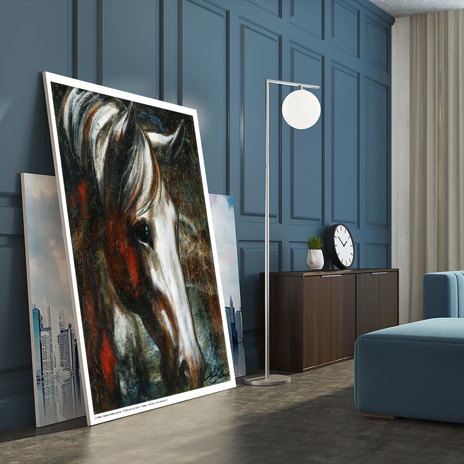 Little White Angel by Marie Andrée Leblond on GIANT ART - red animals