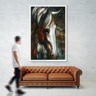 Little White Angel by Marie Andrée Leblond on GIANT ART - red animals