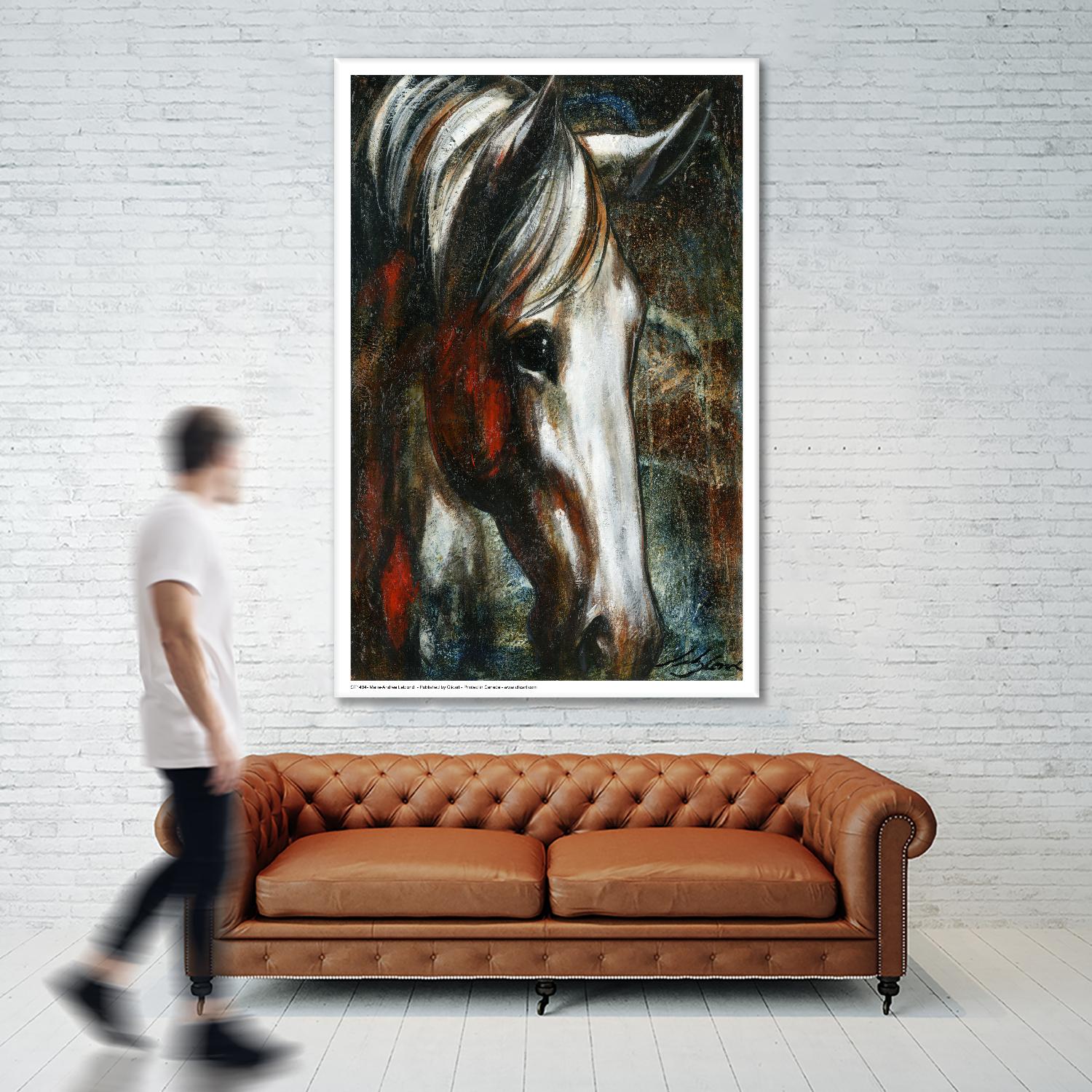 Little White Angel by Marie Andrée Leblond on GIANT ART - red animals