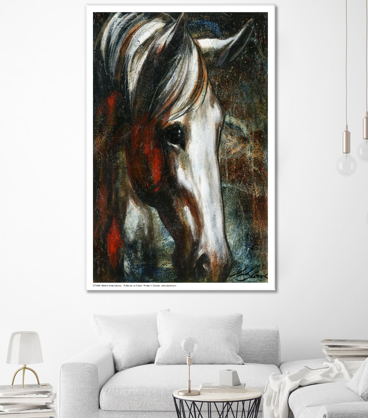 Little White Angel by Marie Andrée Leblond on GIANT ART - red animals