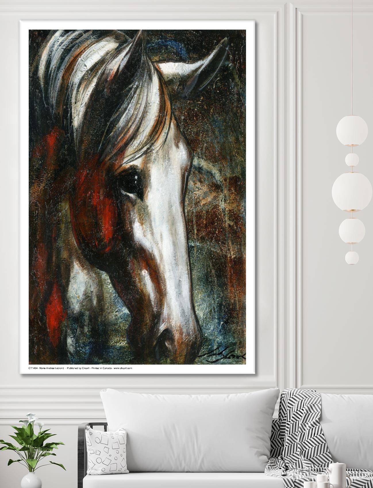 Little White Angel by Marie Andrée Leblond on GIANT ART - red animals