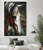 Little White Angel by Marie Andrée Leblond on GIANT ART - red animals