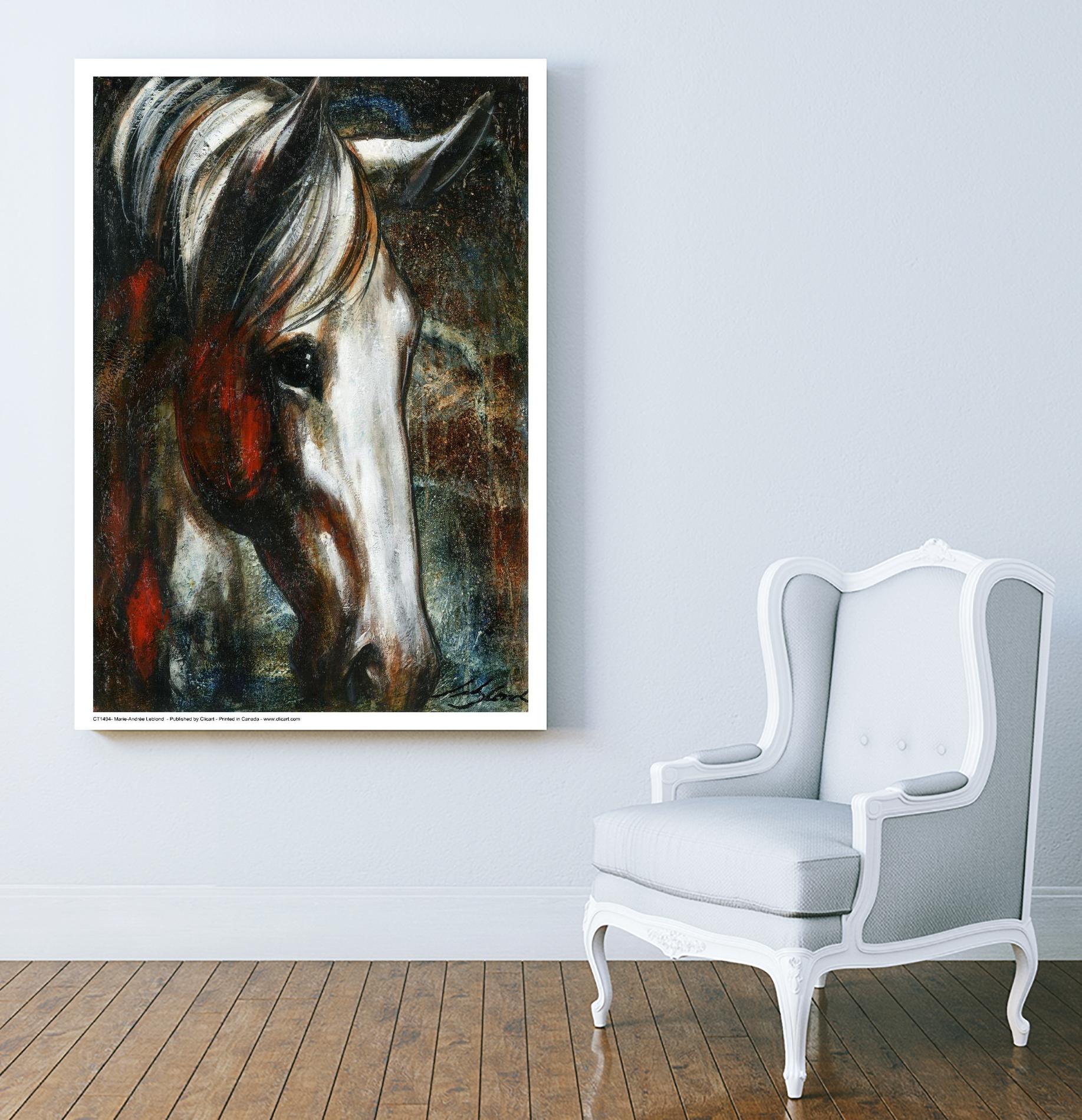 Little White Angel by Marie Andrée Leblond on GIANT ART - red animals