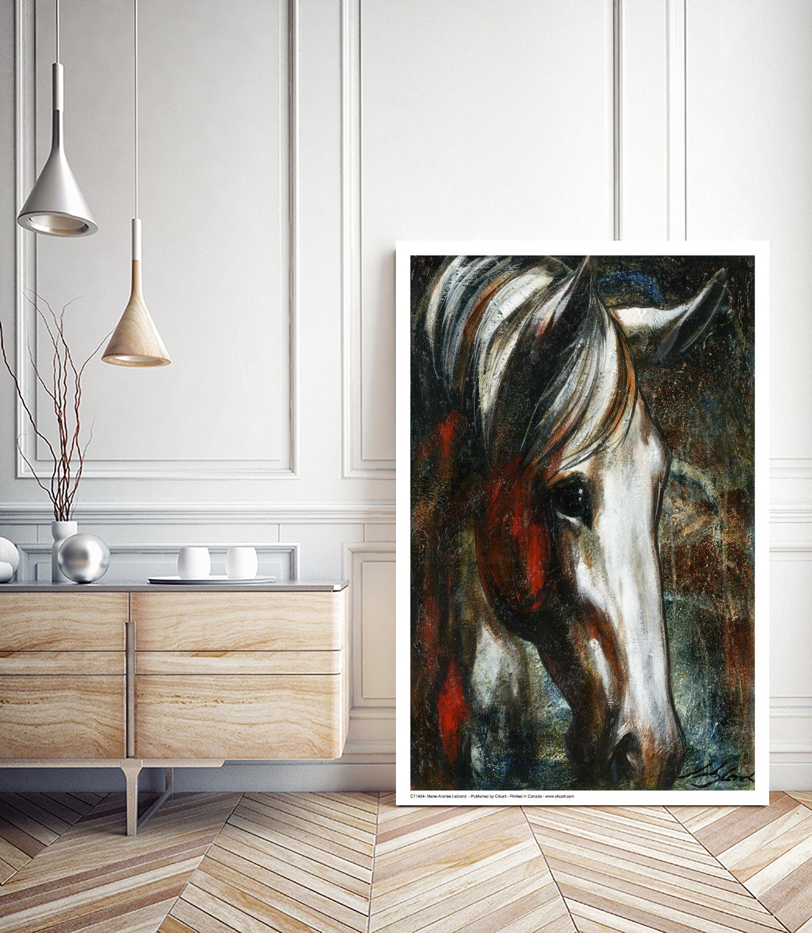 Little White Angel by Marie Andrée Leblond on GIANT ART - red animals