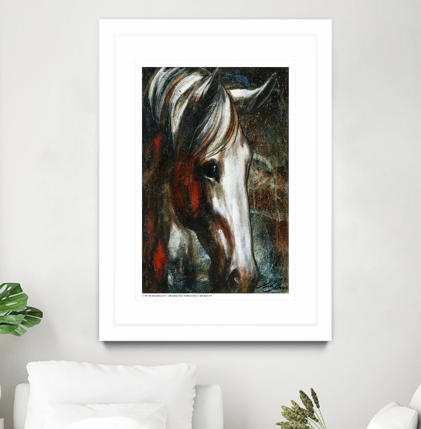 Little White Angel by Marie Andrée Leblond on GIANT ART - red animals