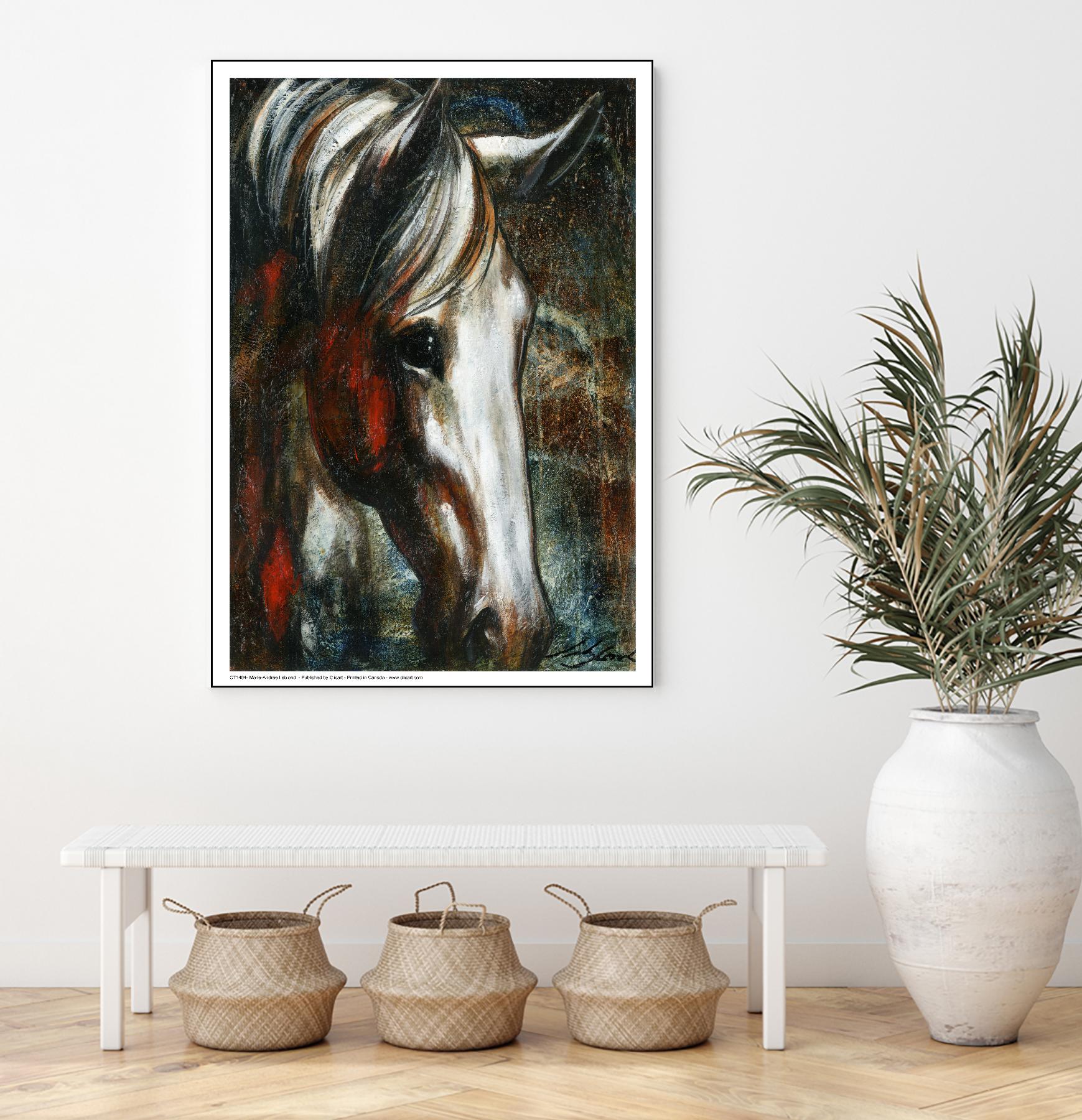 Little White Angel by Marie Andrée Leblond on GIANT ART - red animals