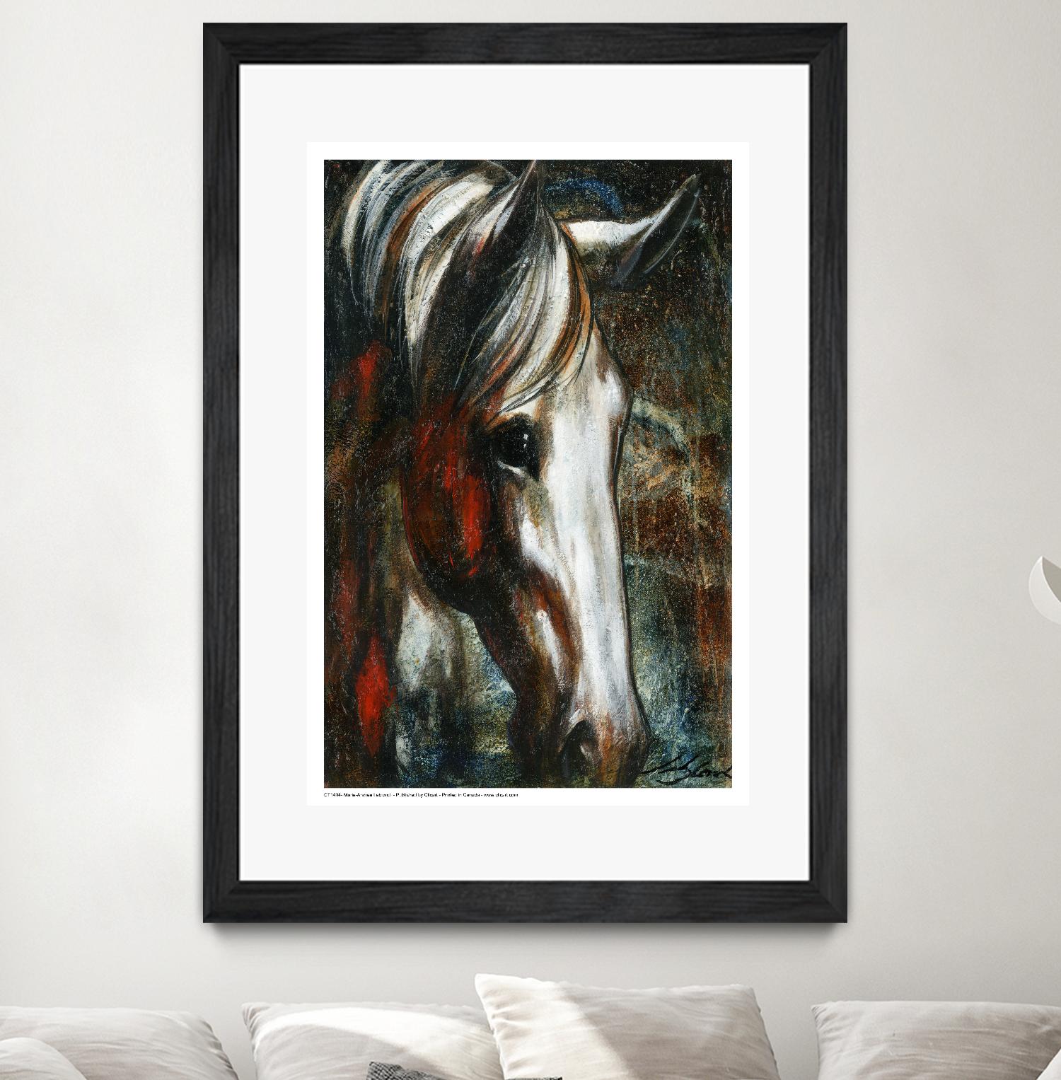 Little White Angel by Marie Andrée Leblond on GIANT ART - red animals