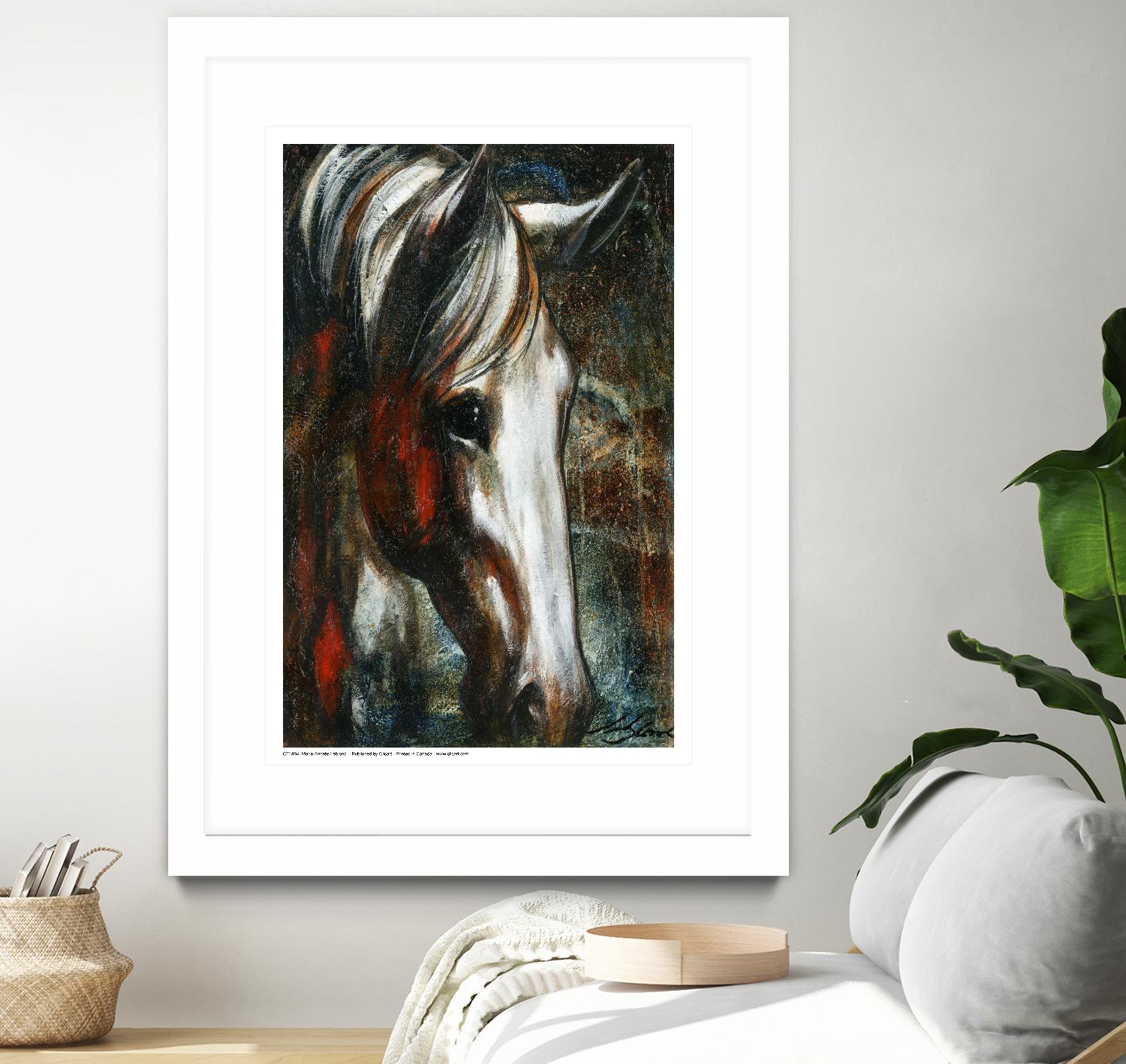 Little White Angel by Marie Andrée Leblond on GIANT ART - red animals