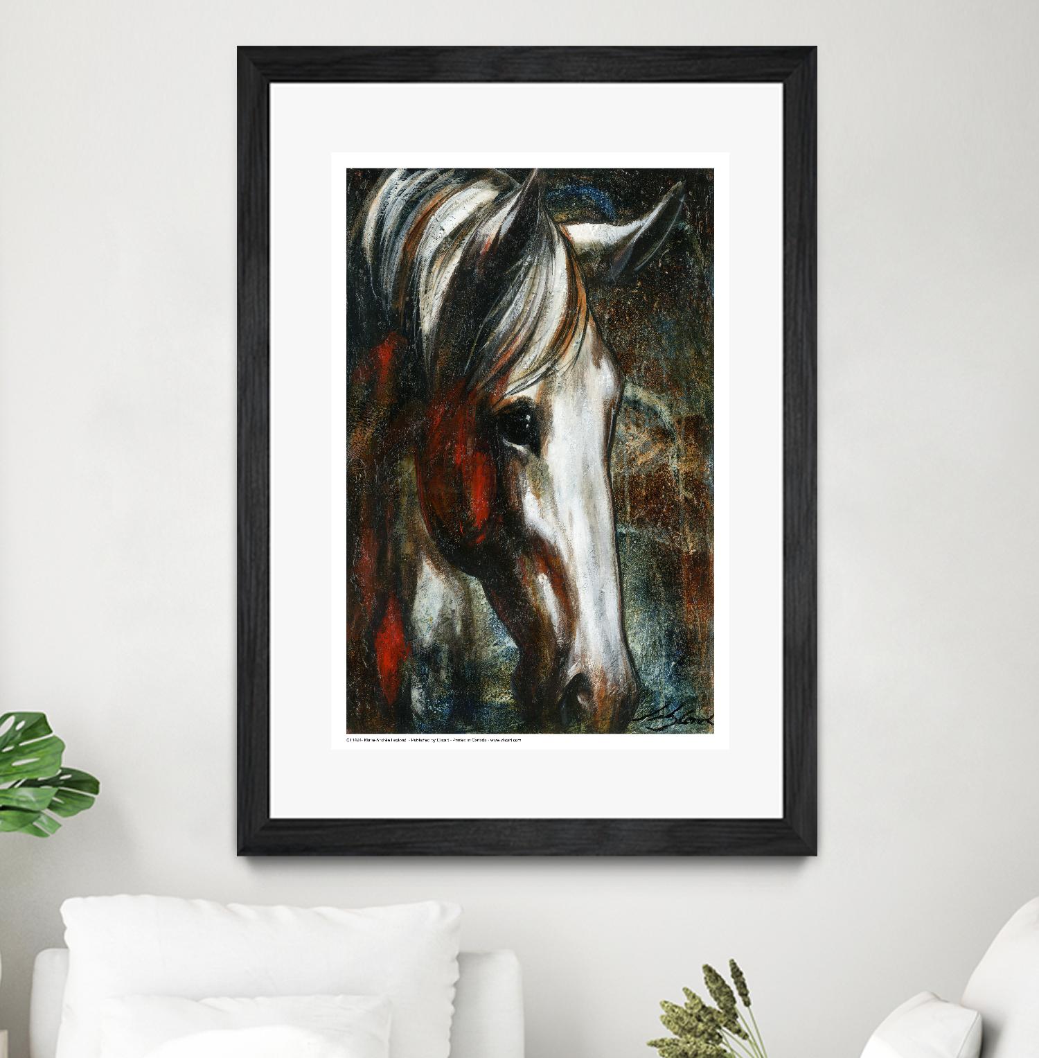 Little White Angel by Marie Andrée Leblond on GIANT ART - red animals