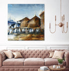 Drapeau rouge by Roland Palmaerts on GIANT ART - brown nautical