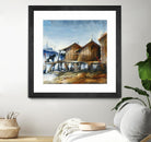 Drapeau rouge by Roland Palmaerts on GIANT ART - brown nautical