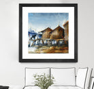 Drapeau rouge by Roland Palmaerts on GIANT ART - brown nautical