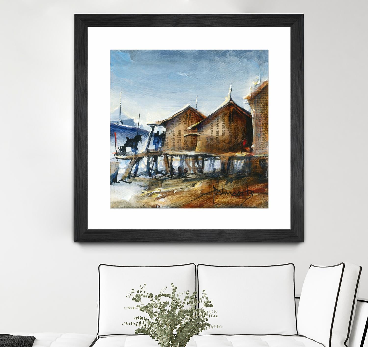 Drapeau rouge by Roland Palmaerts on GIANT ART - brown nautical