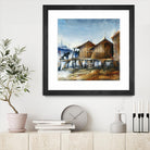 Drapeau rouge by Roland Palmaerts on GIANT ART - brown nautical