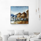 Drapeau rouge by Roland Palmaerts on GIANT ART - brown nautical