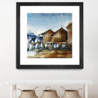 Drapeau rouge by Roland Palmaerts on GIANT ART - brown nautical