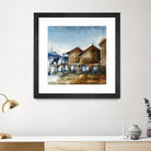 Drapeau rouge by Roland Palmaerts on GIANT ART - brown nautical