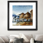 Drapeau rouge by Roland Palmaerts on GIANT ART - brown nautical