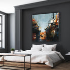 2 bateaux by Roland Palmaerts on GIANT ART - grey nautical