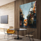 2 bateaux by Roland Palmaerts on GIANT ART - grey nautical