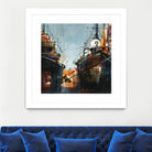 2 bateaux by Roland Palmaerts on GIANT ART - grey nautical