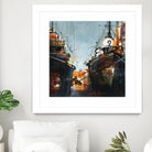 2 bateaux by Roland Palmaerts on GIANT ART - grey nautical