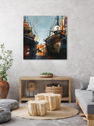 2 bateaux by Roland Palmaerts on GIANT ART - grey nautical